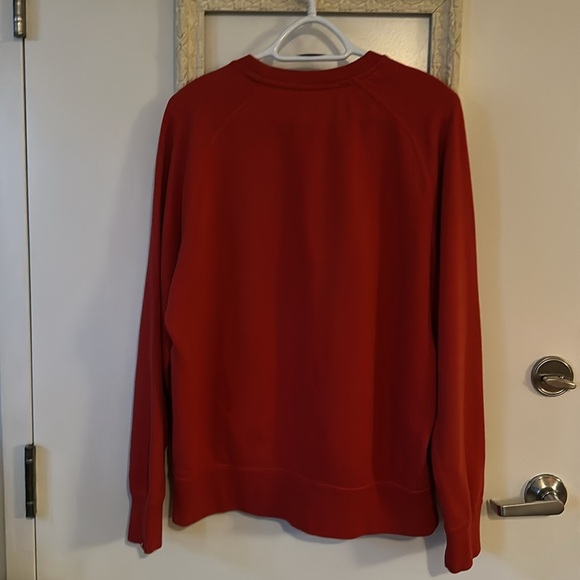 NIKE | Red Crewneck Sweater Soft Knit Casual - Picture 8 of 10